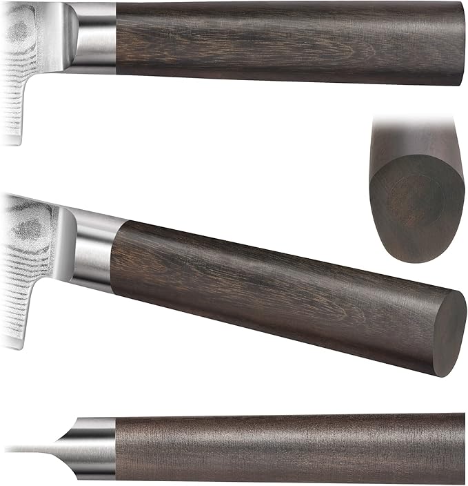 Cangshan HAKU Series 12-Piece Knife Block Set, Forged X-7 Damascus Steel, HUA Walnut Block, 501196