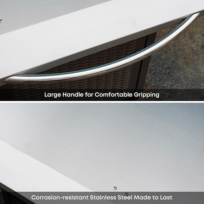 Stanbroil Hard Cover Hood for Blackstone 36" Griddle, Stainless Steel Hard Top Lid with Handle, Outdoor Griddle Hood for Blackstone 36 Inch and Other Similar Grills