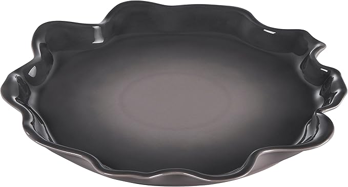 Le Creuset Stoneware Iris Collection Serving Platter, 14", Oyster