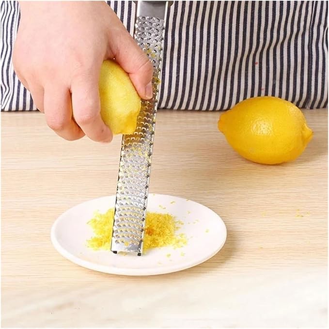 Stainless Lemon Cheese Zester Grater Peeler Slicer Fruit Vegetable