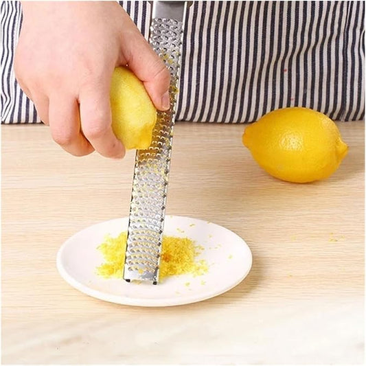 Stainless Lemon Cheese Zester Grater Peeler Slicer Fruit Vegetable