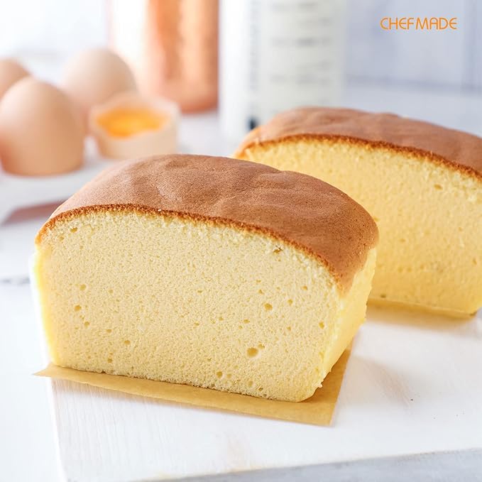 CHEFMADE 2LB Rectangle Loaf Pan, Non-Stick Oblong Bread and Meat Bakeware for Oven Baking (Champagne Gold)