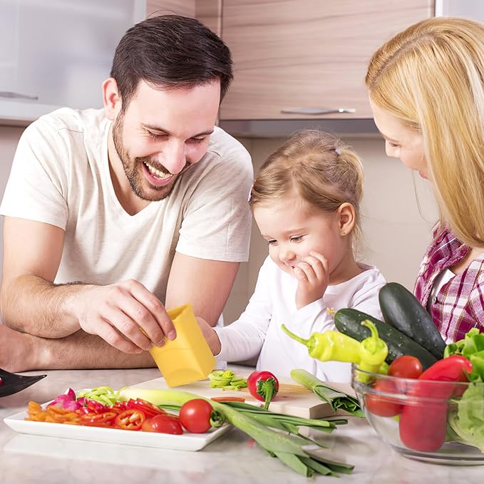 DECHOUS 3Pcs Fruit Slicer, Strawberry Cutter Slicer, Egg Slicers Cup Slicers for Fruits and Vegetables, Cutter Kitchen Gadget Quickly Making Vegetable Salad, with Cleaning Brush