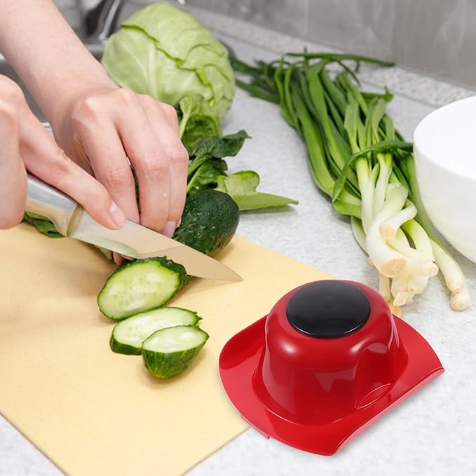 ABOOFAN Mandoline Hand Guard Food Safety Holder for Vegetable Slicer Finger Protector Plastic Kitchen Cutter Shield 4.52X4.25X1.96In