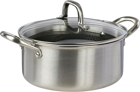 Servappetit 4QT Dutch Oven w/Top Hex Lining