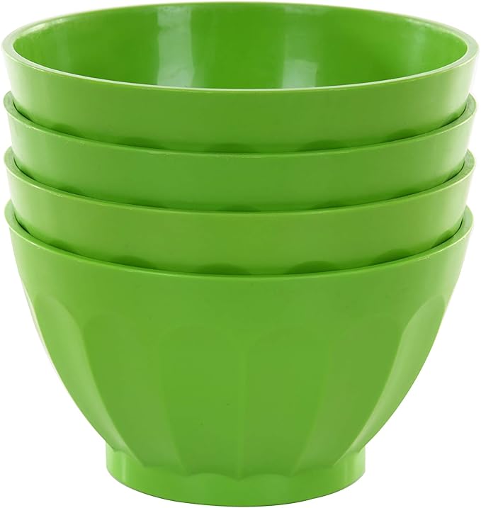 Mintra Home Unbreakable Bowls 4pk (Small - 250ml, Green)