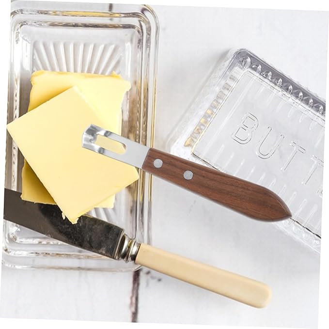2Pcs Stainless Steel Zester Cheese Grater Ergonomic Wood Handle Versatile Fruit Vegetable Grater Kitchen Essential for Home Restaurant Use