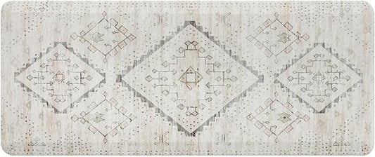House of Noa Nama Standing Mat – Anti-Fatigue Cushioned Kitchen Mats for Floor | Ergonomic Bounce-Back Foam Kitchen Mats | Anti-Fatigue Mats for Kitchen & Standing | Ula Calico | 22" x 54"
