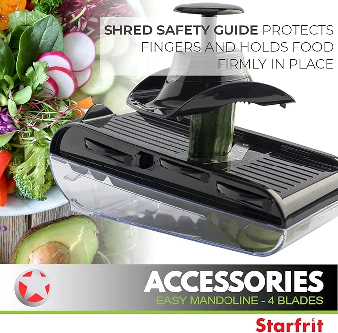 Starfrit 093087-012-0000 Food Slicer, One Size, Gray
