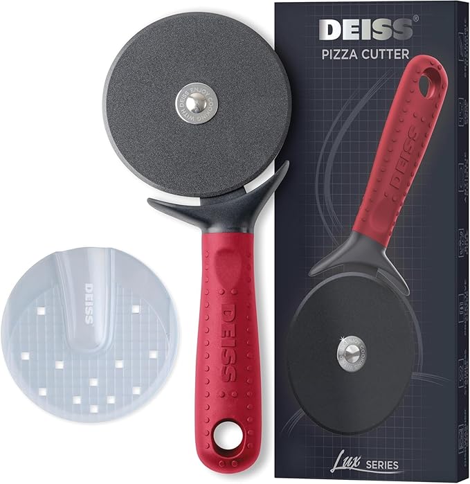 Deiss PRO Lemon Zester & Heavy Duty Cheese Grater and Deiss Lux Heavy Duty Pizza Cutter
