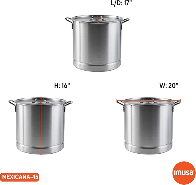 IMUSA 52qt Aluminum Steamer