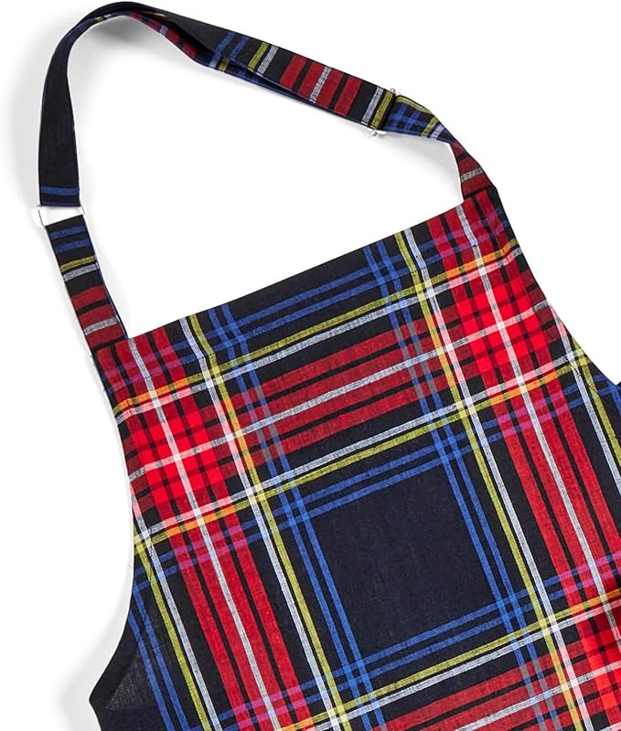 Solino Home Linen Bib Apron for Men & Women - 33 x 30 Inch Kitchen Apron with Front Pockets - Handcrafted from European Flax