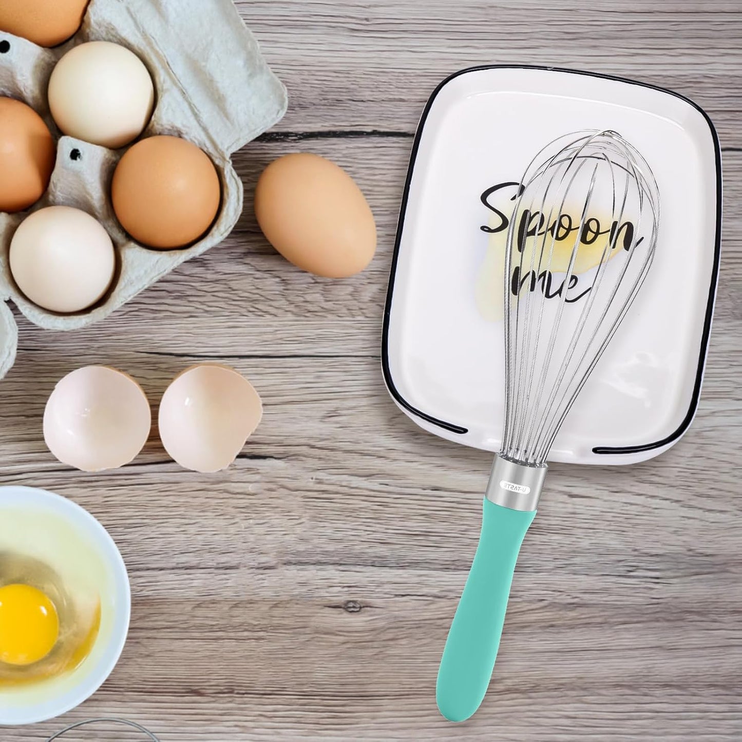 4 Pack White Ceramic Spoon Rest for Stove Top, Durable Spoon Rest Set with Metal Holder, Heat-Resistant Cooking utensils Rest, Large Spoon Rest for Kitchen Counter, Modern Farmhouse Kitchen Décor