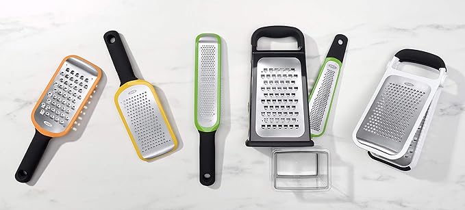 OXO Good Grips Etched Coarse Grater, Orange