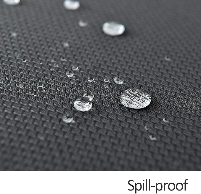 maxmill 2 Pack Rectangle 52 x 70 Inch Charcoal Textured Tablecloth Waterproof Spillproof Wrinkle Free Table Cloth, Kitchen Dining Tabletop Decoration, Fabric Table Cover for Outdoor and Indoor Use