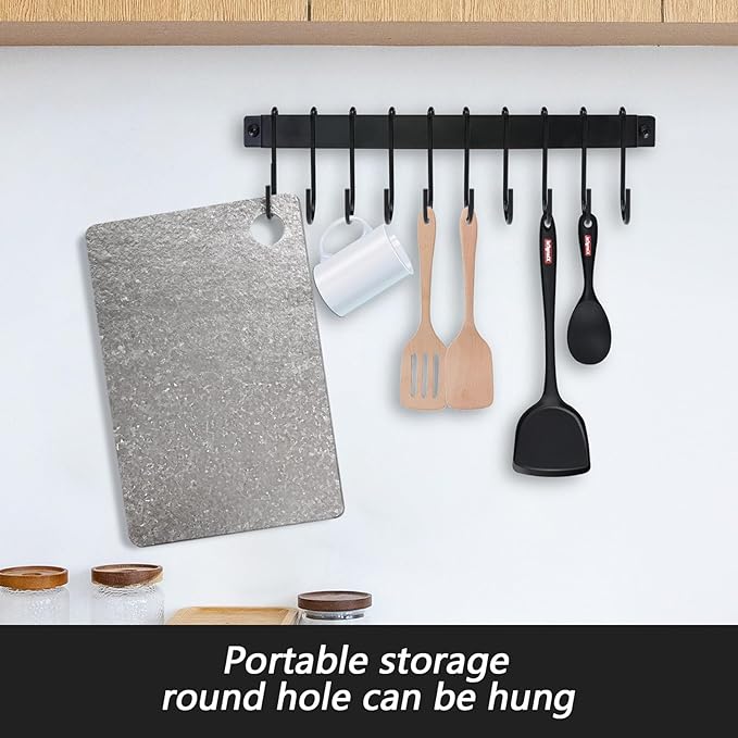 SUREWIN 100% Pure Titanium Cutting Board - Lifetime Knife Protection, Stop Microplastics, Dishwasher-Safe & Warp-Proof (12x8 Inch)