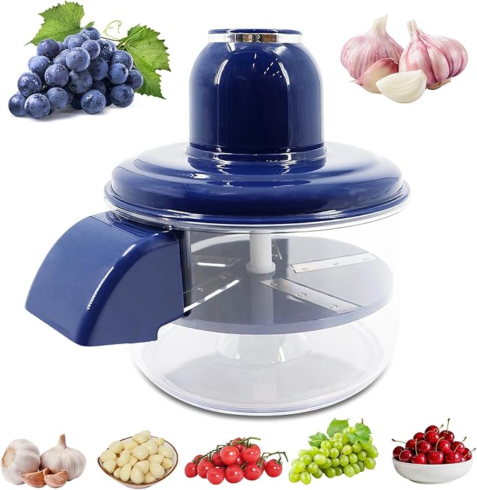Electric Garlic Peeling Machine,Automatic Garlic Peeler for Grapes Cherry Skin Remover Small Fruits,Rechargeable & Portable Peeling Device for Home & Commercial Kitchen