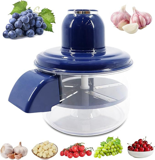 Electric Garlic Peeling Machine,Automatic Garlic Peeler for Grapes Cherry Skin Remover Small Fruits,Rechargeable & Portable Peeling Device for Home & Commercial Kitchen