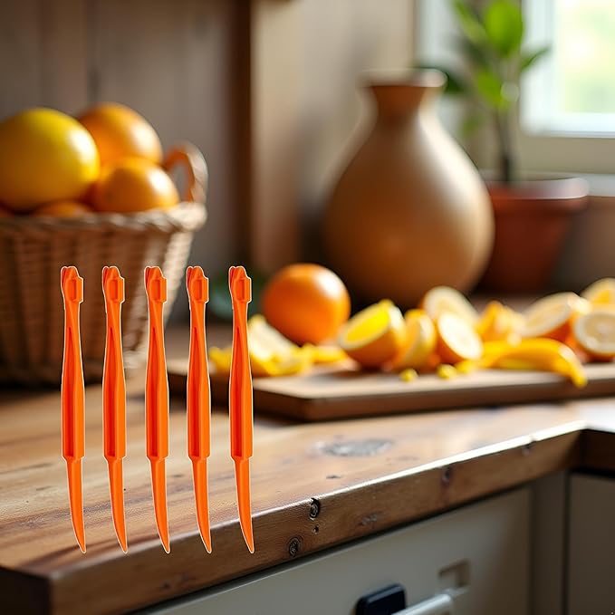 5Pcs Plastic Orange Peeler Remover Multifunctional Easy Open Orange Peeler Tool Fast Peeling Knife Citrus Lemon Cutter Fruit Opener Tools,Peelers,Peeling, Grating and Slicing Tools