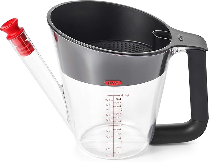 OXO Good Grips 4 Cup Fat Separator,Clear,(Pack of 12)