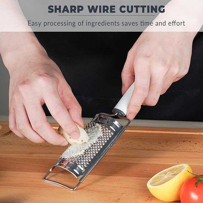 4 PCS Cheese Grater Set-Kitchen Professional Stainless Steel Handheld Zester,Cheese Graders for kitchen,Zester Grater with Handle,graters, peelers & slicers for Food