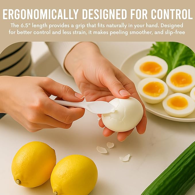 Linden Sweden Egg Peeler, Set of 2 - Great for Avocados, Cherries and Citrus Fruit - Dishwasher-Safe, Easy to Store - BPA-Free
