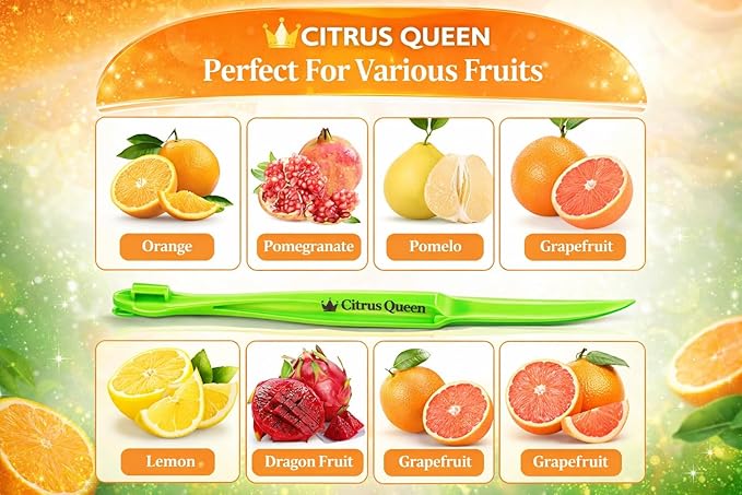 Citrus Queen Orange Citrus Peeler - Single Pack Trial Size for Cocktails, Kitchen & Travel Use