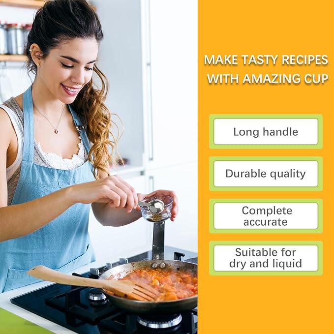 2PCS 1 Tbsp(3tsp, 1/2oz, 15ml) Single Measuring Spoon with Green Silicone Grip, Stainless Steel Individual Measure Scoop Only
