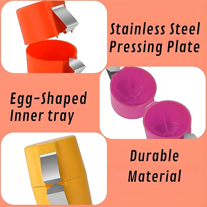 Precision Eggshell Opener– Stainless Steel Soft & Hard Boiled Egg Cutter, Heavy-Duty Shell Cracker for Clean, Perfect Cuts –Easy Breakfast Tool for Home, Chefs & Restaurants –No Mess, No Shell Pieces