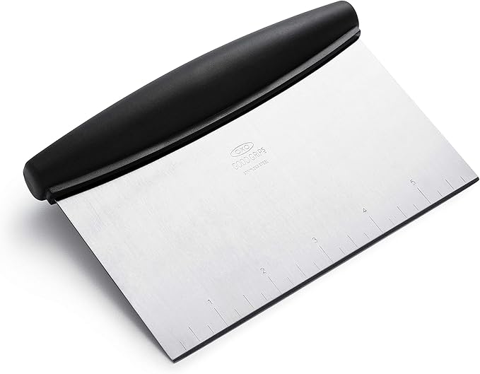 OXO Steel Chef's Mandoline Slicer 2.0 and OXO Good Grips Stainless Steel Scraper & Chopper