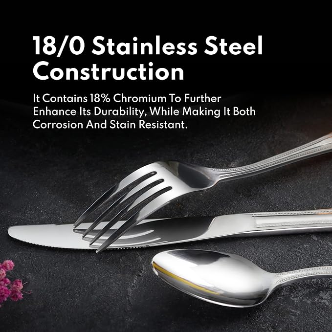 New Star Foodservice 58222 Slimline Pattern, 18/0 Stainless Steel, Iced Tea Spoon, 7.5-Inch, Set of 12