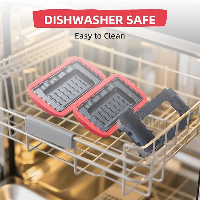 Microwave Sandwich Maker, Microwave Toastie Maker, Snack Maker & Panini Press, Microwavable Metal, Removable Non-Stick Plates Silicone Microwavable Cookware, Heatwave Technology, Orange