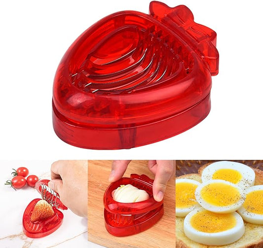 Fruit Cutter Hard Boiled Eggs Divider Splitters Stainsless Steels Wire Strawberries Slicers Small Kitchen Cutting Tool Strawberries Slicers