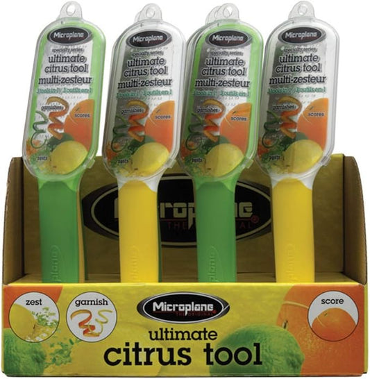 Microplane Citrus Tool Assorted Colors Yellow