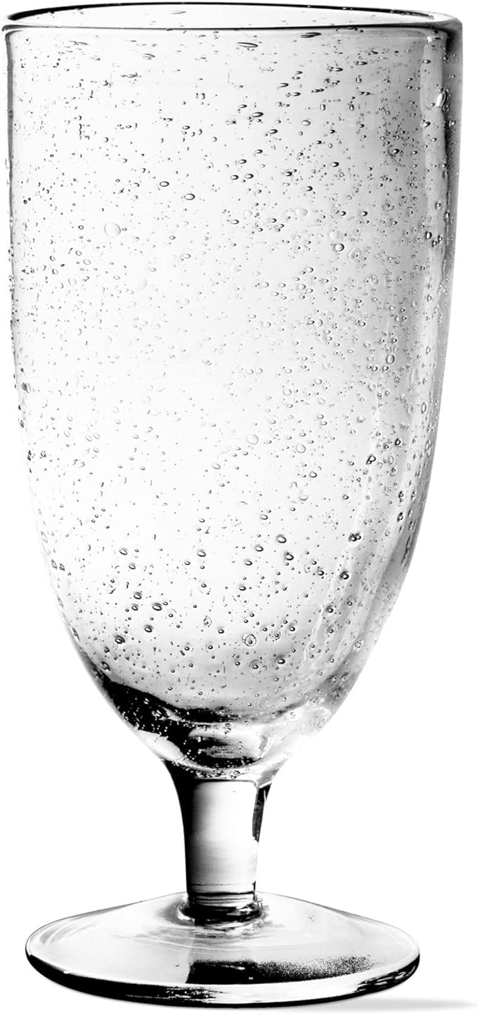 tag Bubble Clear Glass Iced Tea Goblet 22 oz. Clear