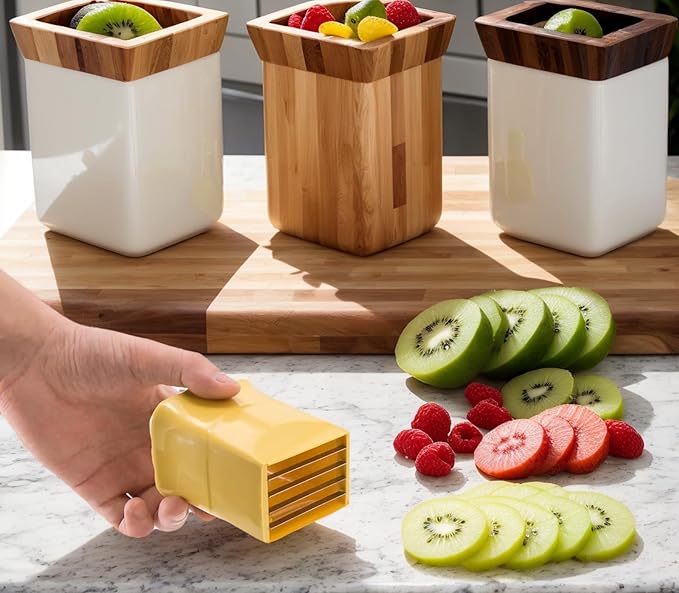 3 Pieces Cup Egg Slicer Cutter Portable Slicer