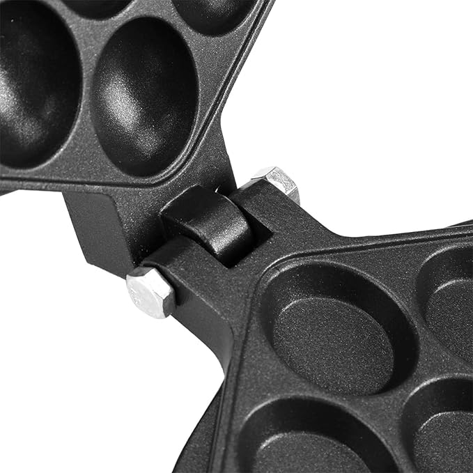 EVTSCAN Egg Waffle Baking Mold, Nonstick Waffle Maker Egg Waffle Pan Bubble Waffler Iron Mould with Accessories for Home Commercial Use