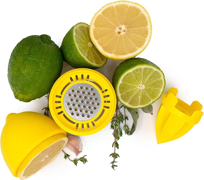 Norpro Citrus Juicer and Zester, Yellow