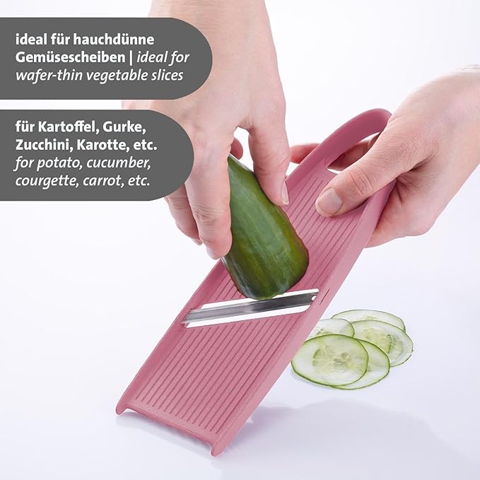 Westmark Hobelix Vegetable Slicer, Pink