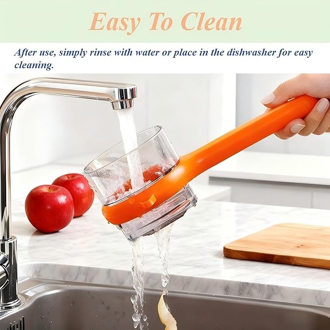 Vegetable Peeler with Container, Special Fruit Peeler with Catcher, Peeler with Storage for Kitchen, Box Storage Vegetable & Fruit Peeler for Potatoes, Apples, Carrots