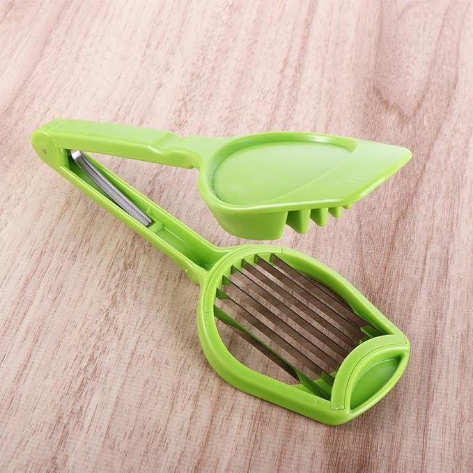 2pcs Stainless Steel Egg Slicer Fruit Cutter,Handheld Mushroom Kiwi Divider Egg Split Device,Strawberry Cheese Cutter Multifunction Slicing Mould