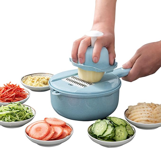 Kitchen Multi-Function Shredded Potato Shredder Household Wiping Scraper shredding shredding Flower Cut Potato Slices Slicer
