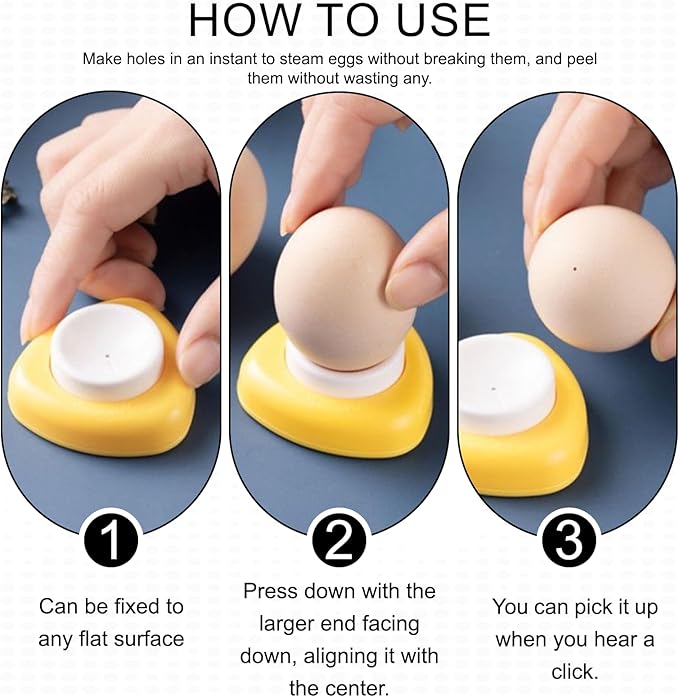 Egg Peeler Tool For Hard Boiled Eggs,Hard Boiled Egg Peeler,Egg Poker,Boiled Egg Peeler,Kitchen Gadget For Cooking, Salads, Deviled Eggs, And Breakfast Prep (Black)