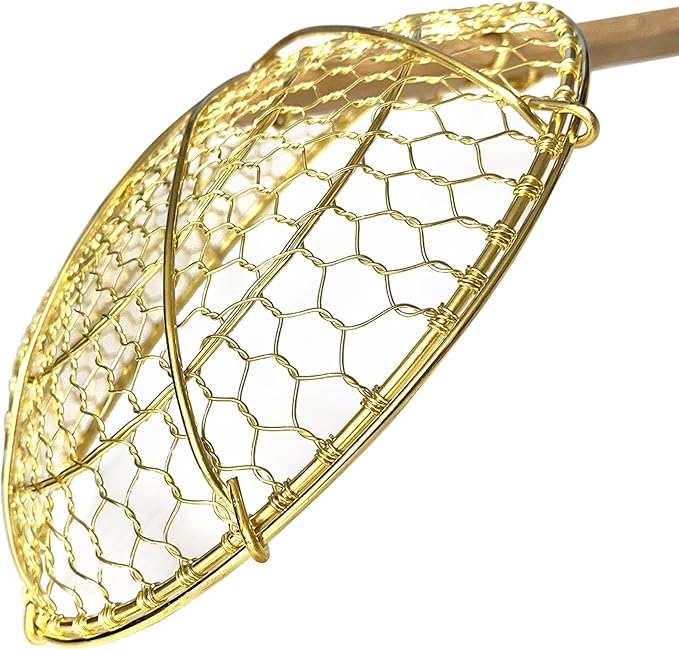 5" Round Brass Spider Strainer Sunrise Kitchen Supply