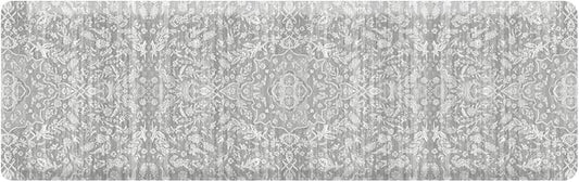 House of Noa Nama Standing Mat – Anti-Fatigue Cushioned Kitchen Mats for Floor | Ergonomic Bounce-Back Foam Kitchen Mats | Anti-Fatigue Mats for Kitchen & Standing | Emile Earl Grey | 22" x 72"