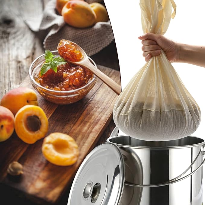 CONIE 16"x 20" Large Straining Bag Fits for 40 to 50 Qt Brew Pot Kettles for Home Brewing Beer Wine Nut Milk