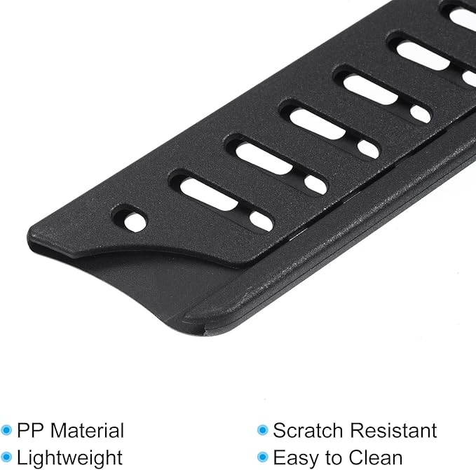 PATIKIL PP Safety Knife Cover Sleeves for 8" Carving Knife, 2 Pack Knives Edge Guard Blade Protector Universal Knife Sheath Portable for Kitchen, Black