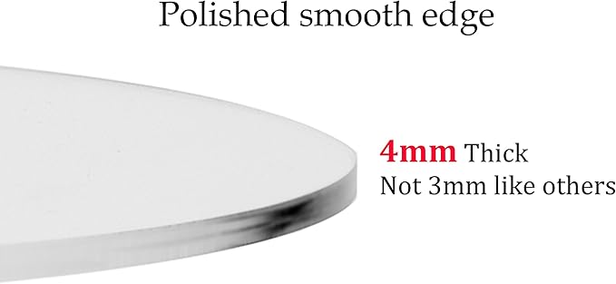 Jusalpha® Large 4 Tier Acrylic Glass Round Cake Stand-cupcake Stand- Dessert Stand-Tea Party Serving Platter-Candy Bar Party Décor, With Rod Feet 4RF-12