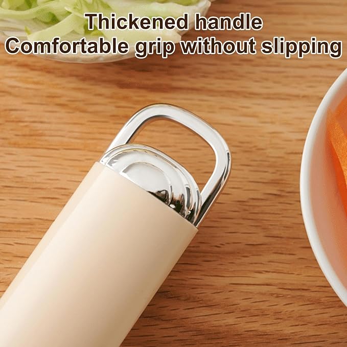 Lemon Zester Grater - Lemon Grater with Handle | Ergonomic Cheese and Carrot Grater | Safe Cheese & Carrot Grater | Manual Graters & Slicers Portable Efficient for Chocolate, Potato, Cucumber