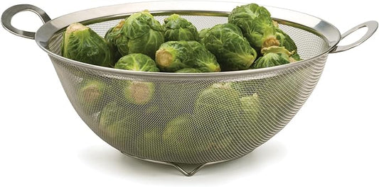 RSVP International Endurance Kitchen Collection Stainless Steel Mesh Strainer, 4 Quart